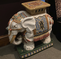 Ceramic Elephant Table 